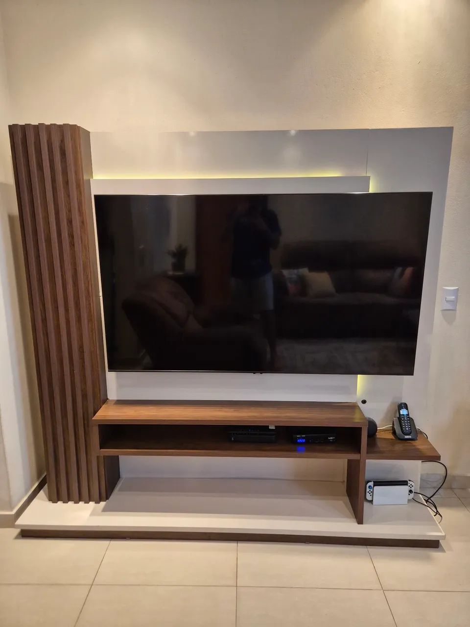 Painel para TV 65, com led - Foto 2