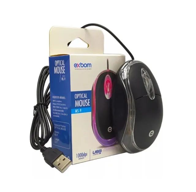 Mouse Usb Exbom Ms-9 - Foto 6