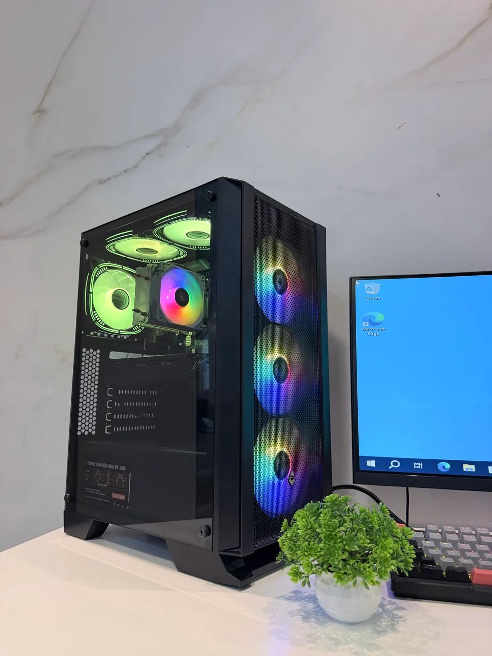 Pc gamer 32GB RAM (aceito trocas) - Foto 3
