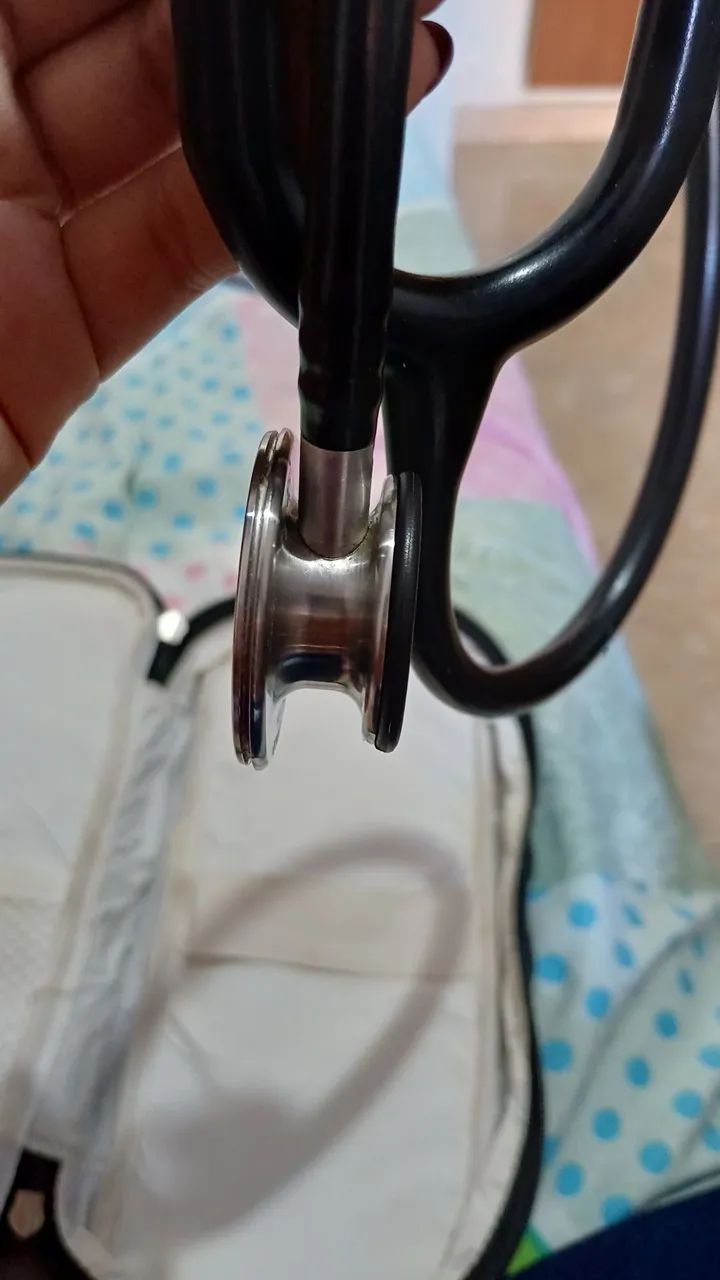 Estetoscópio Littmann Classic 3 Preto - Foto 4