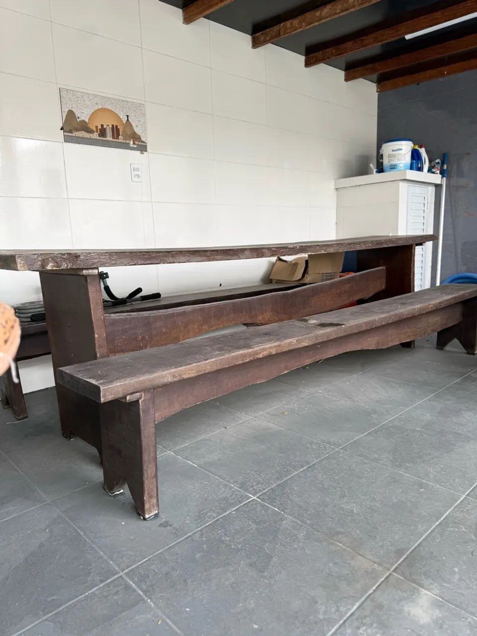 Mesa de Madeira Maciça - Foto 2