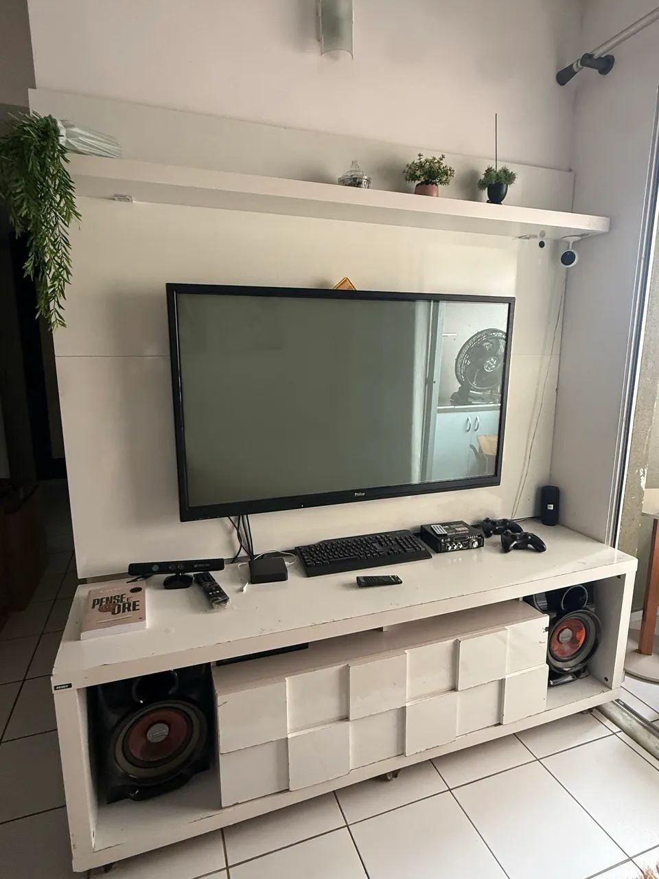 Painel de led com rack para sala  - Foto 2