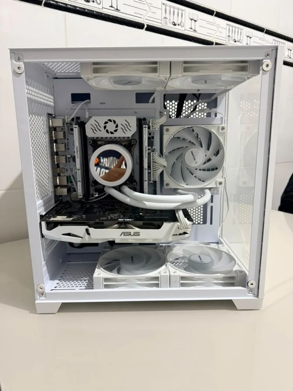 PC GAMER FULL WHITE - XEON E5 2680 V4 + GTX 1060 6GB