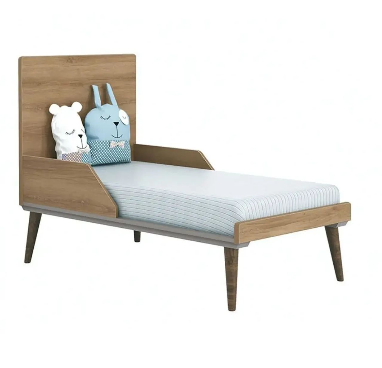 Ber ço Mini Cama Retro Cor Cinza - Foto 2