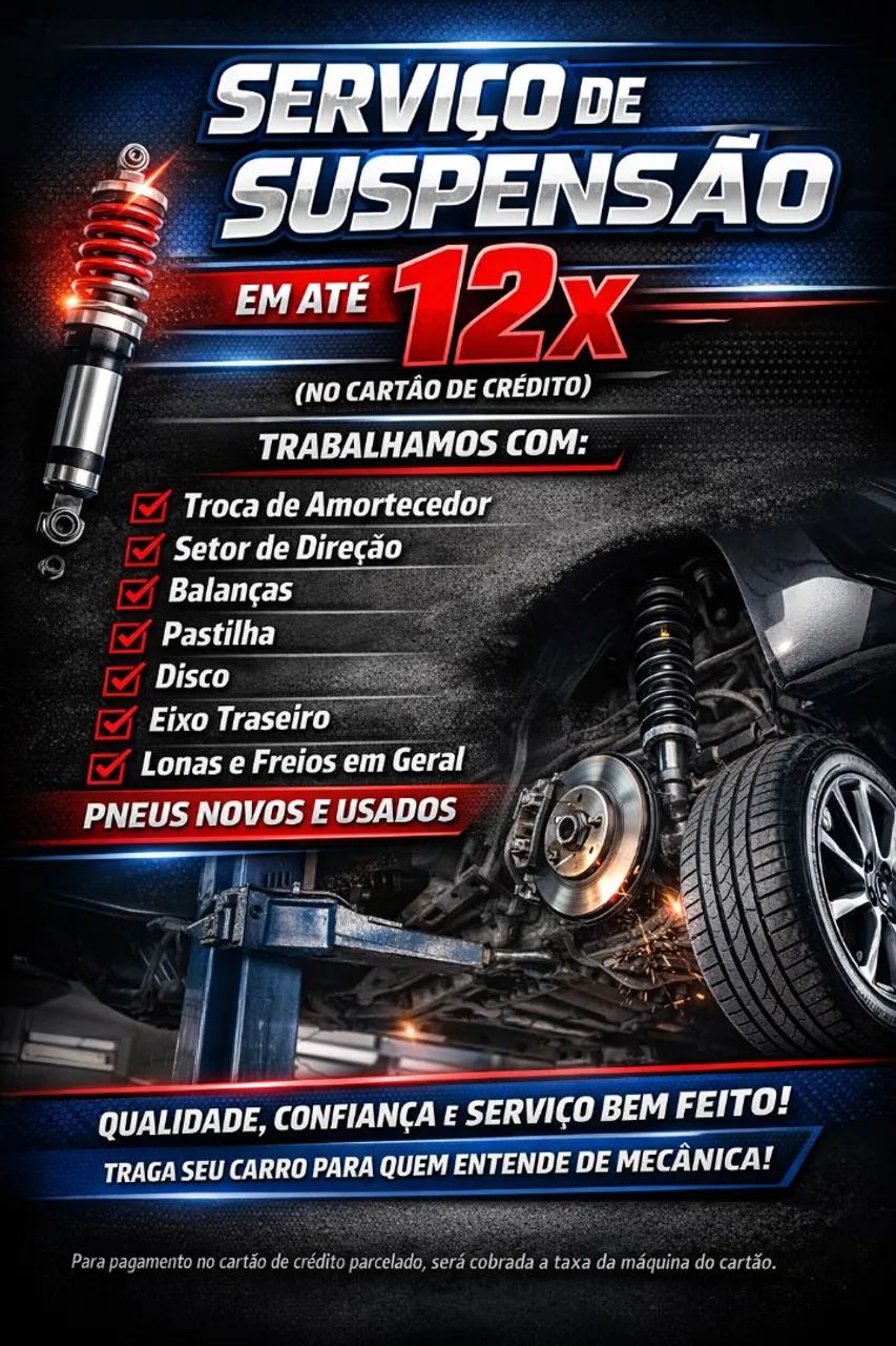 Mecânico Especialista em Diagnóstico Scanner e Motores e suspensão 