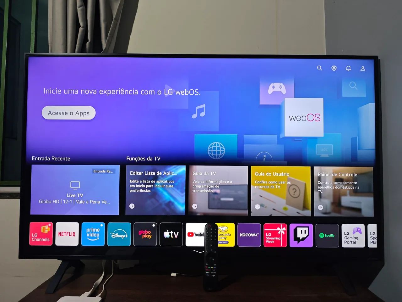 Smart TV LG NanoCell 50'' 4K Inteligência Artificial AI ThinQ Smart Magic Google Alexa - Foto 2