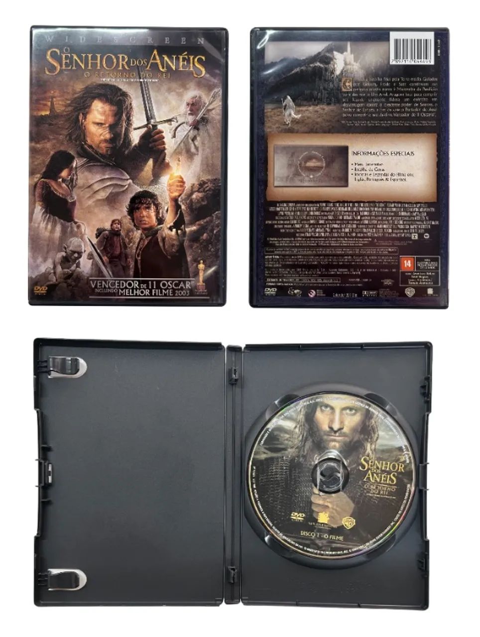 O Senhor Dos Anéis: A Trilogia Do Filme (DVD box) - Foto 6