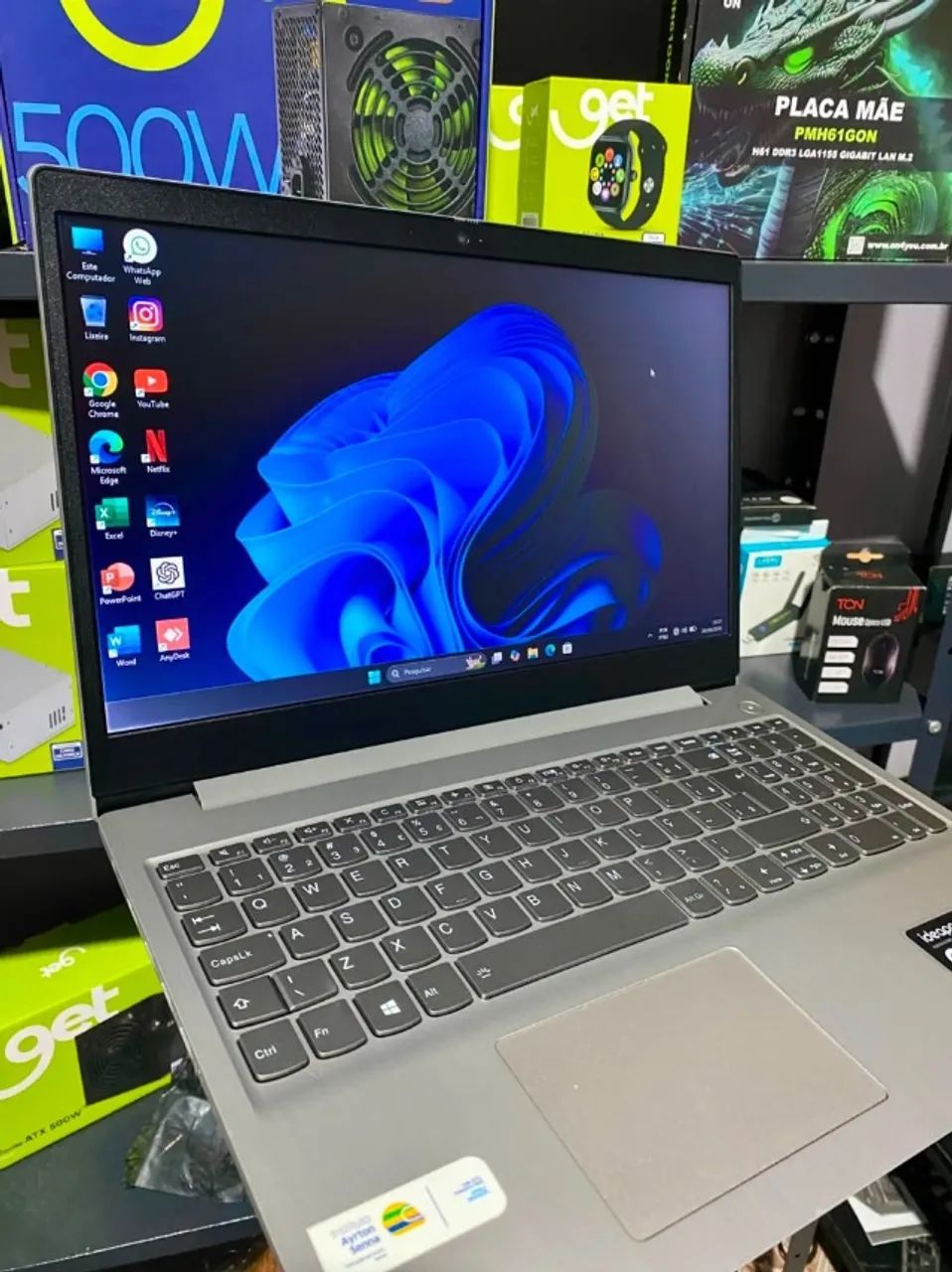 Notebook Core i3 SSD 240GB 8GB RAM Windows 11 em Belém e Ananindeua - Foto 3