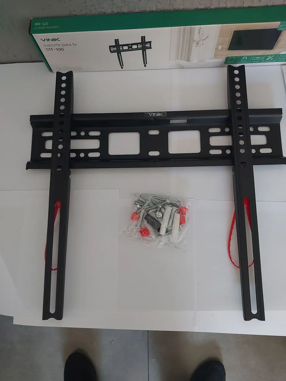 Suporte fixo parede painel para TV 23 a 56 polegadas  fácil instalação 
