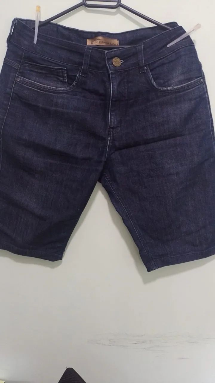 bermuda masculina jeans