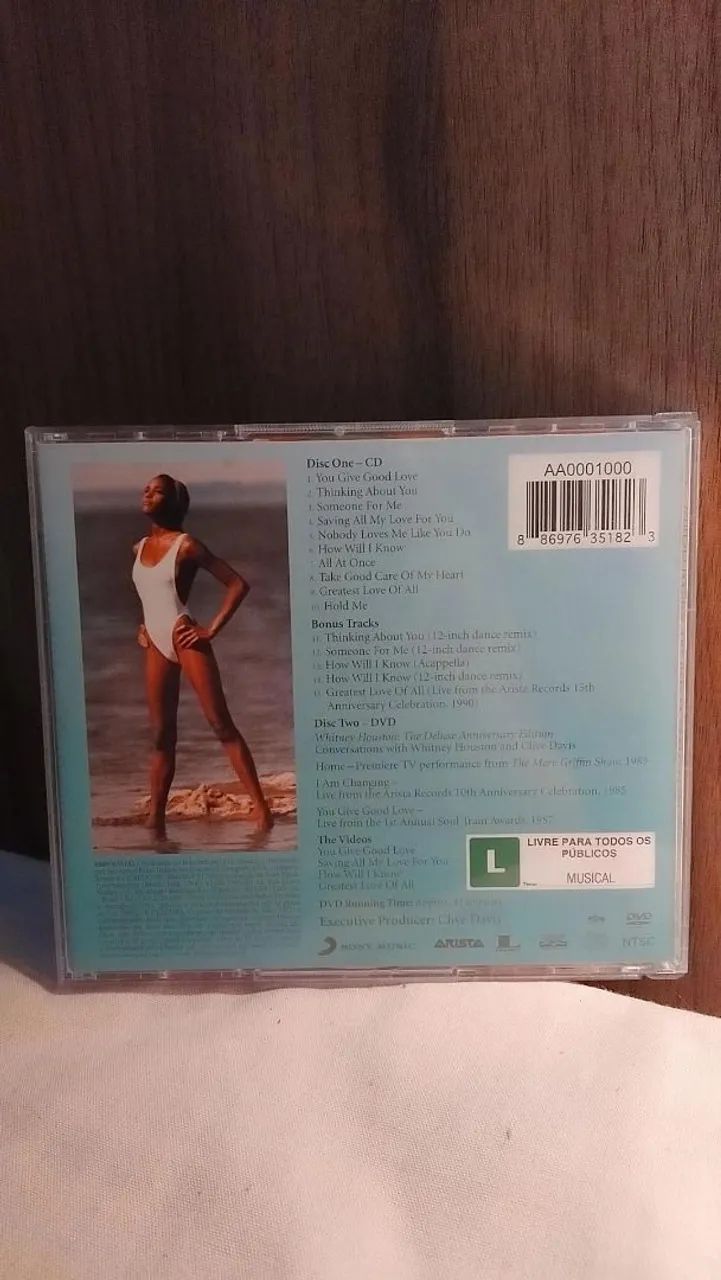 CD+DVD Whitney Houston Deluxe Anniversary Edition - Foto 2