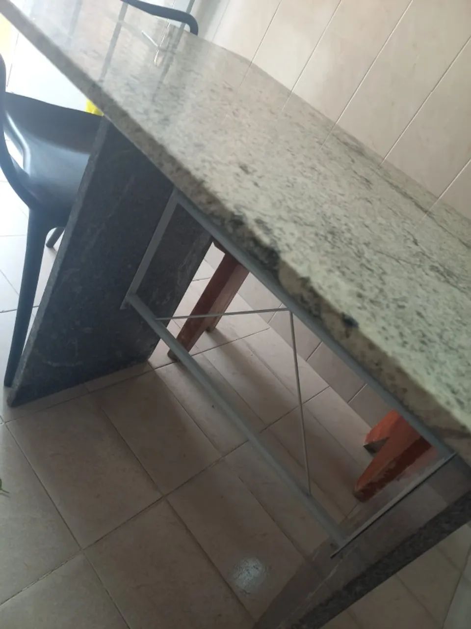 Mesa de Mármore Para Cozinha 120x75cm - Foto 2
