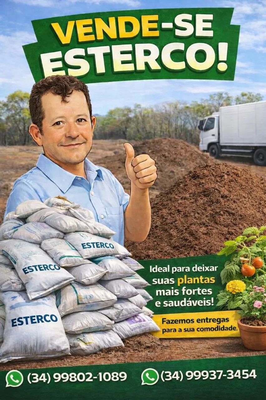 Vende-se Esterco de Vaca