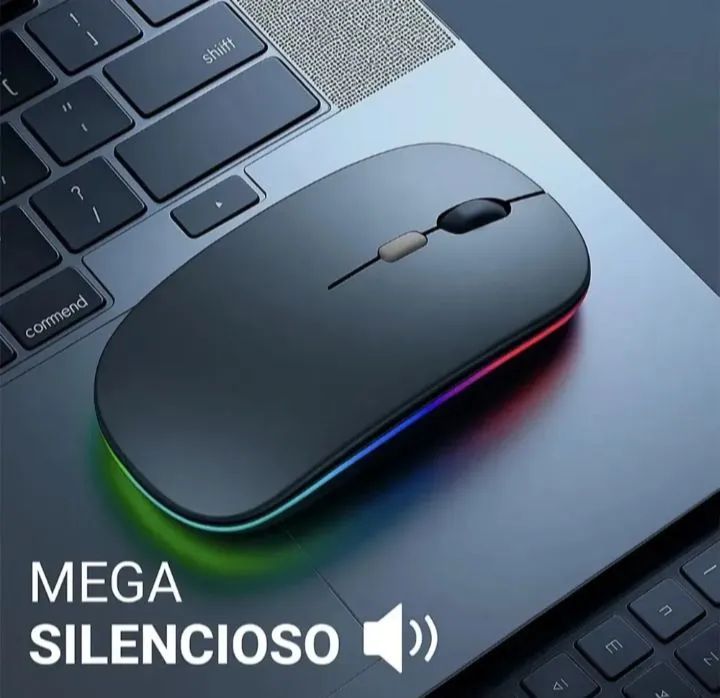 Mouse RGB com luz de led. - Foto 2