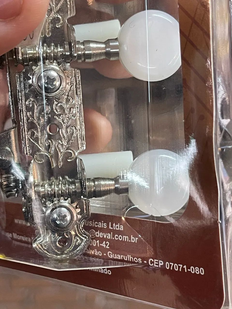 Tarraxa para violão Nylon Deval Luxo - Foto 3