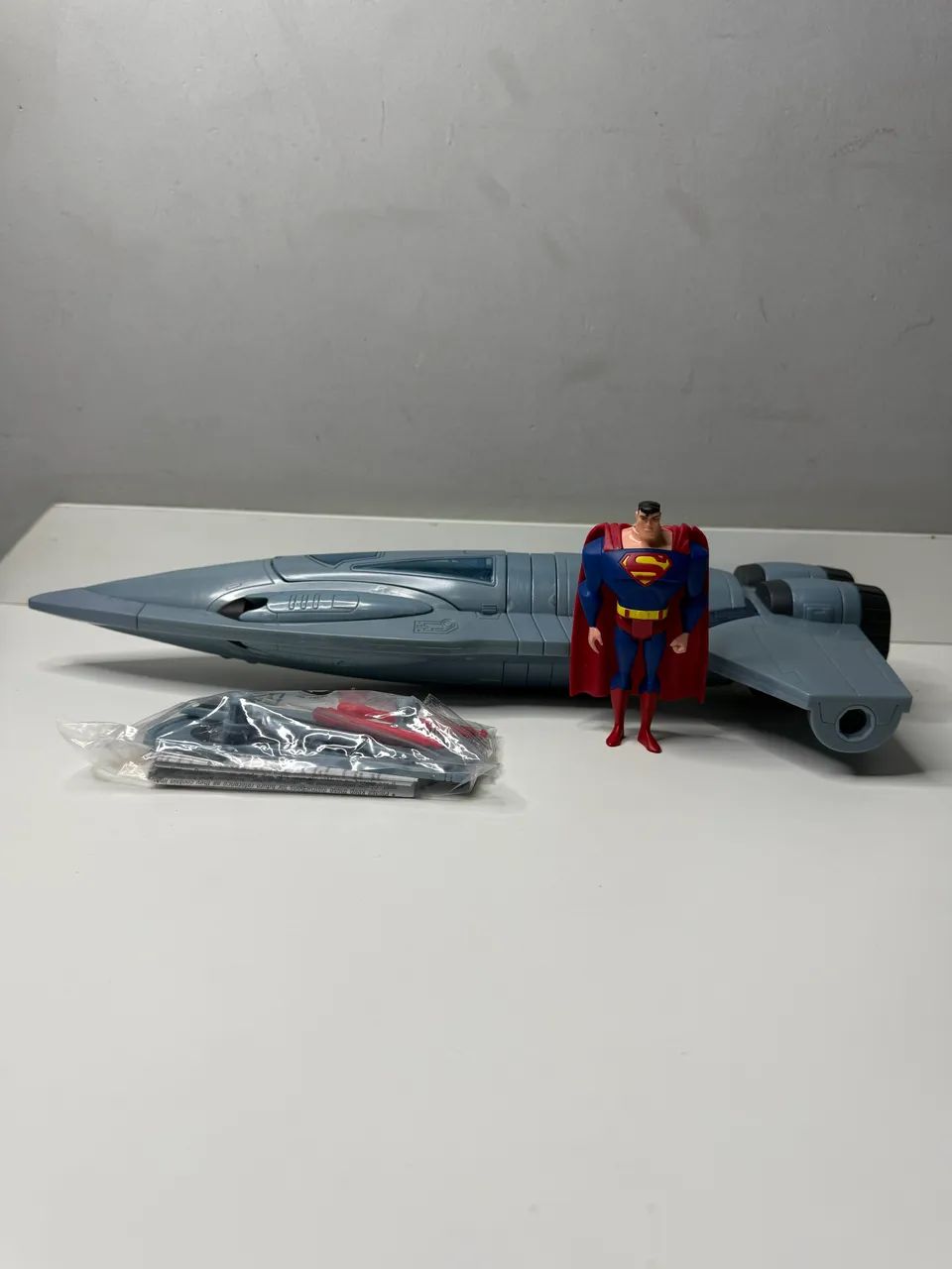 Nave JAVELIN 7 JLU + Boneco superman COMPLETA - Foto 2