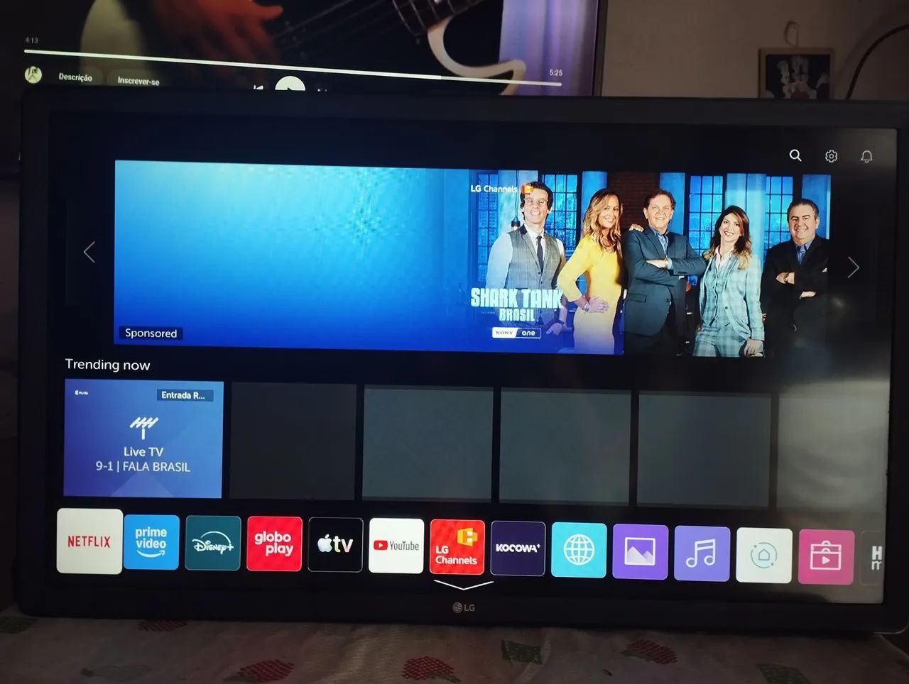 Tv LG smart de 32 polegadas semi nova com bluetooth 