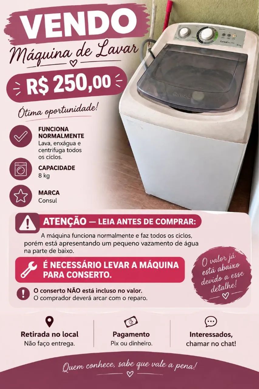 Máquina de lavar 