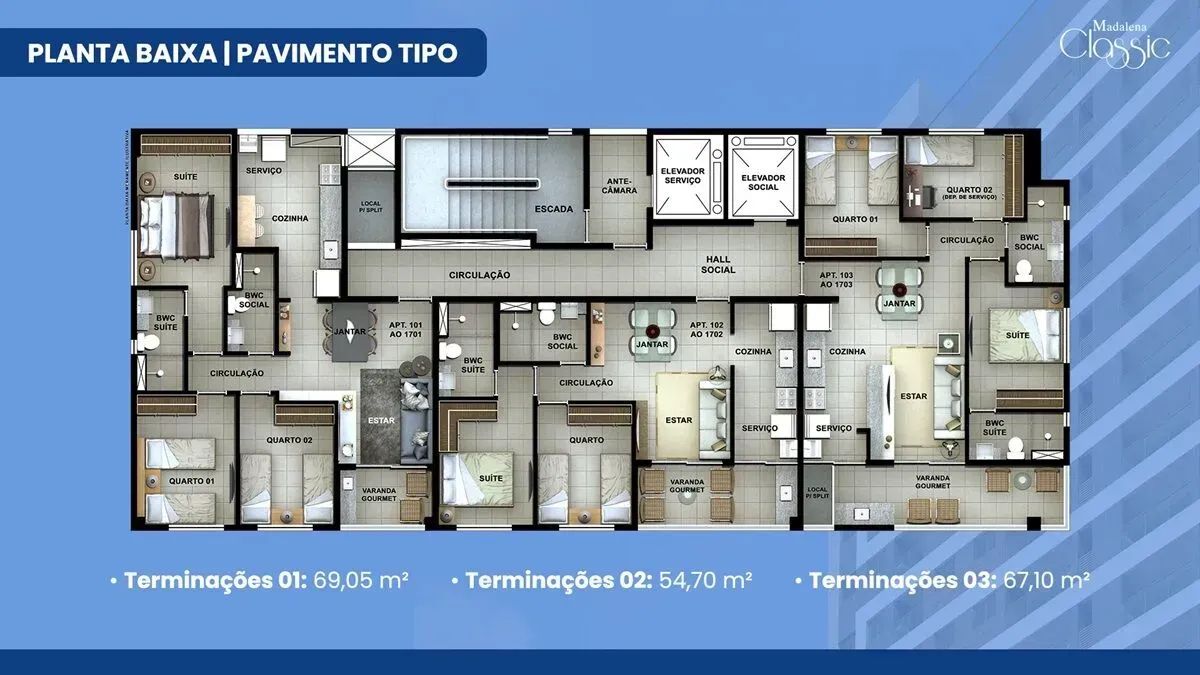 Madalena Classic | 2 E 3 QUARTOS NA MADALENA, COM SUÍTE | ROOFTOP E LAZER COMPLETO | EM CO - Foto 5