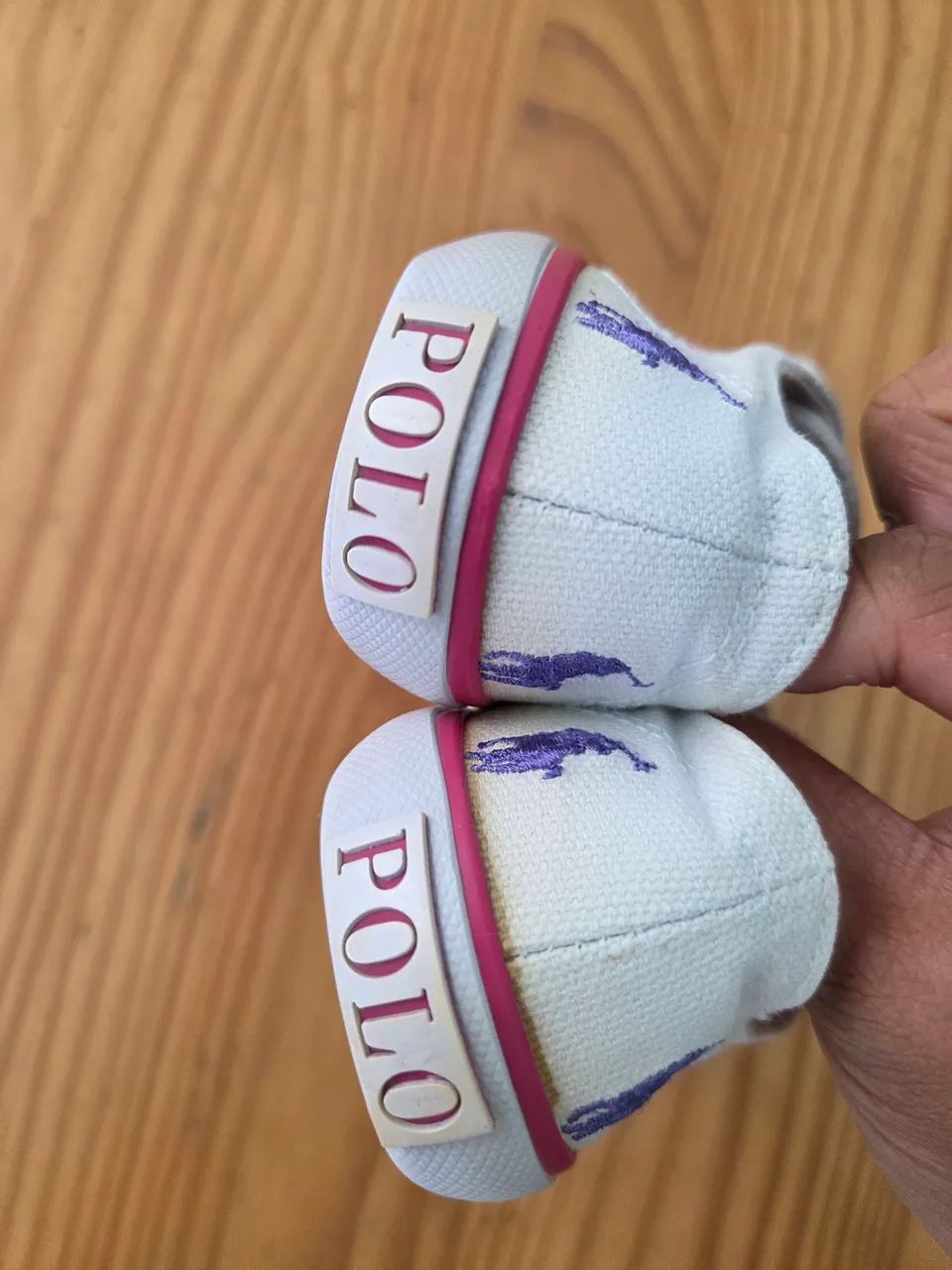 tenis polo ralph lauren infantil branco 21/22 - Foto 5