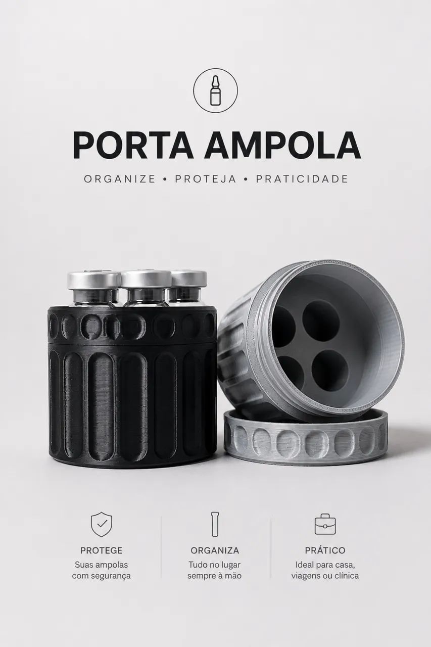 Porta ampolas organizador 