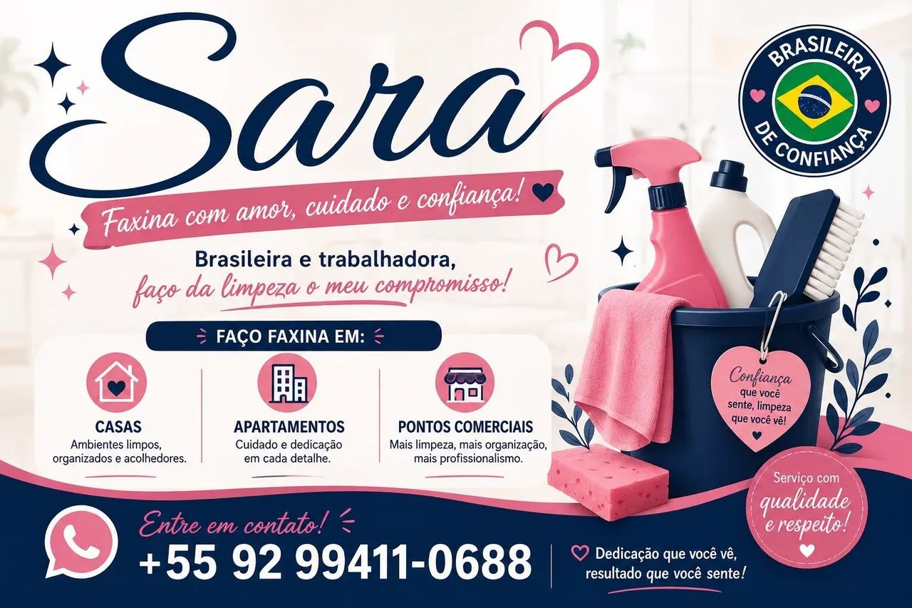 Faço sua faxina 