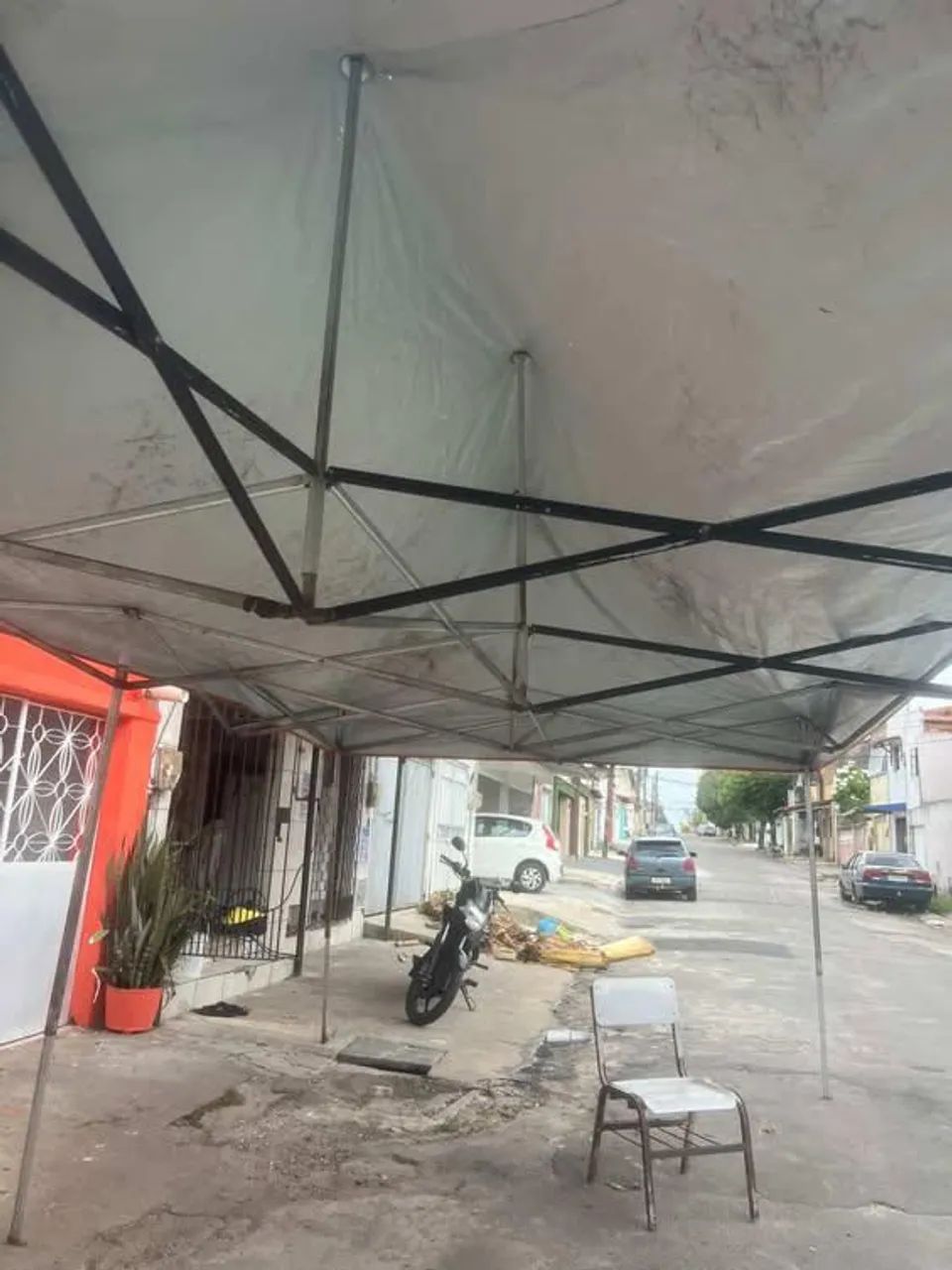 Tenda sanfonada  3x6 metros quadrados  - Foto 4
