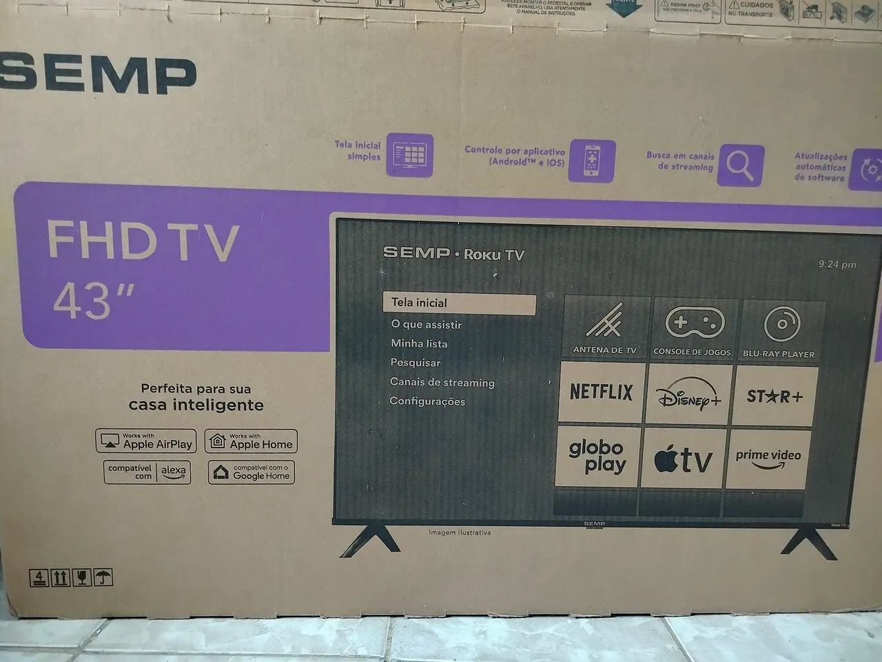 Tv smart Roku SEMP 43 polegadas. - Foto 2