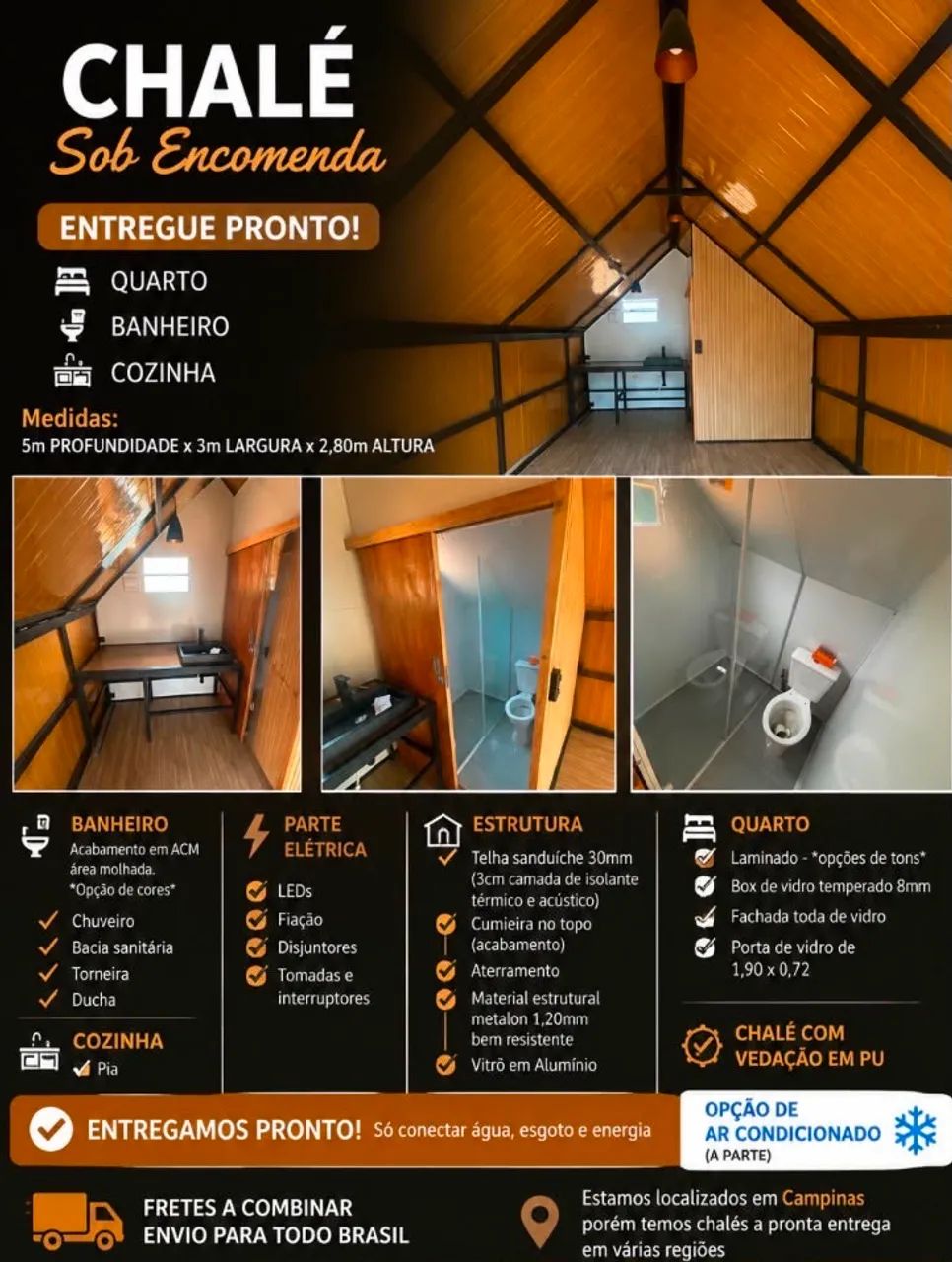 Chalé moderno pronto - Foto 2