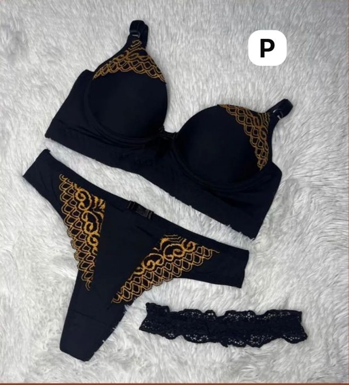 Lote de lingeries com 5 peças ideal para revenda - Foto 2