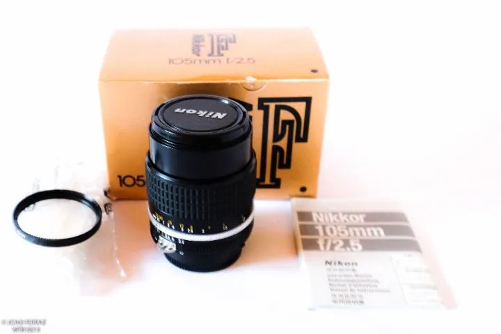 Nikkor F 105mm F2.5 Ai-s Foco Manual minte!!confira! - Acessórios