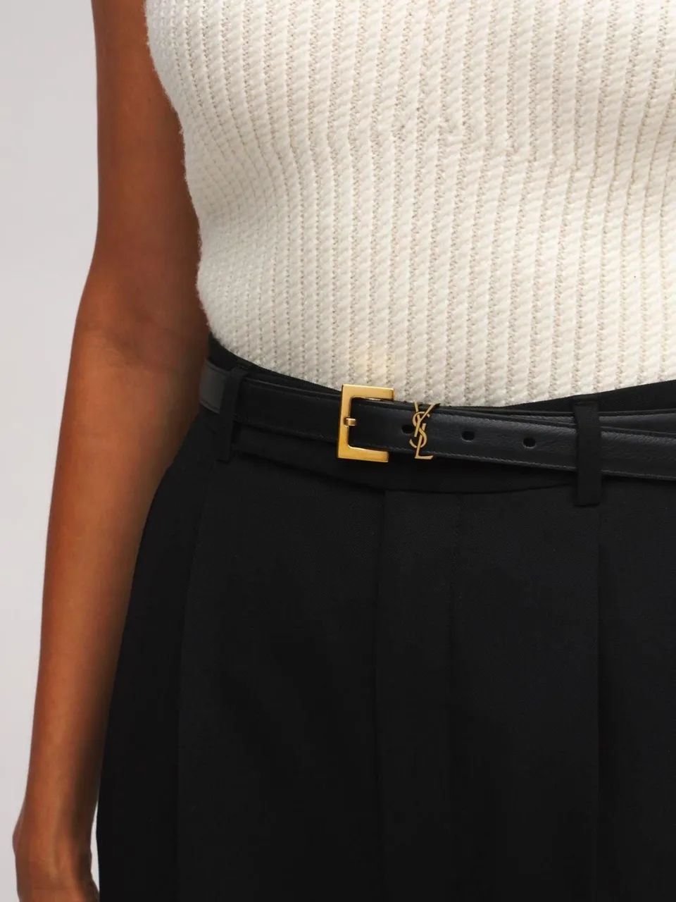 Cinto YSL preto