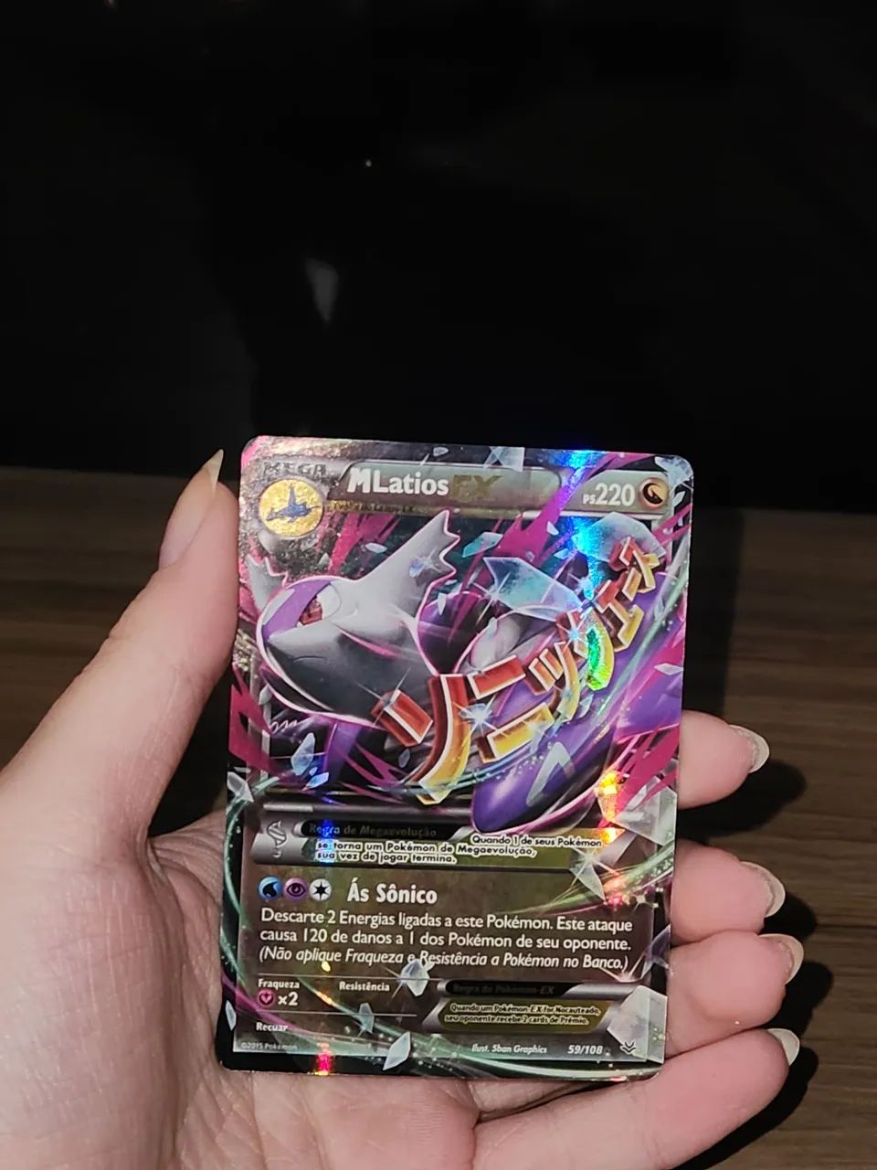 Carta MLatios Ex Pokémon 