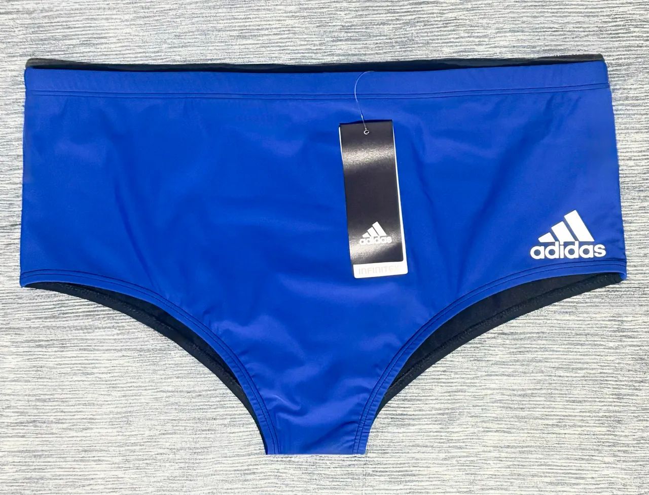Sunga ADIDAS, NOVA. Cor Azul Royal.