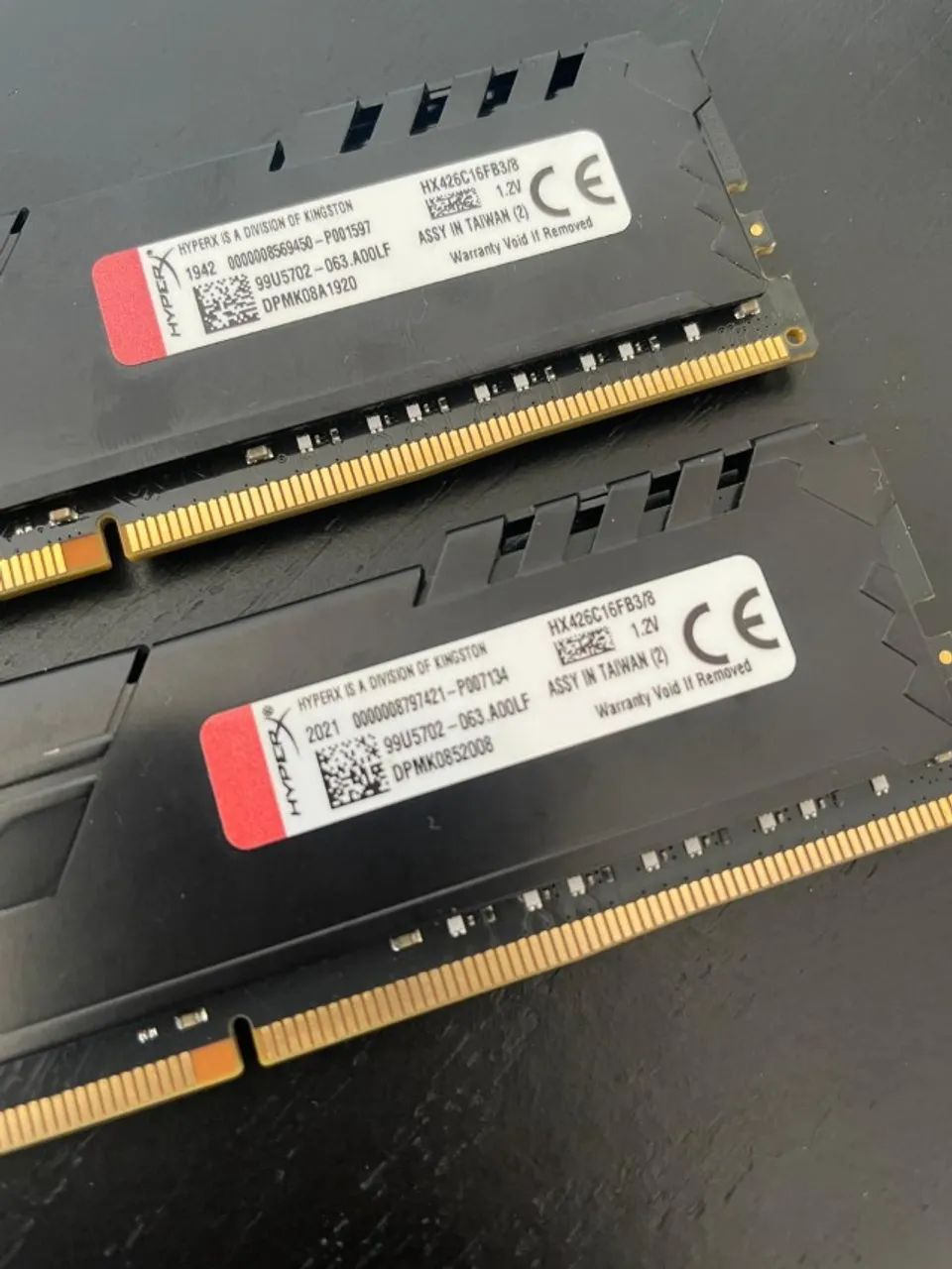 2x8g (16g) memória ram dd4 2666 mhz hyperx fury - Foto 2