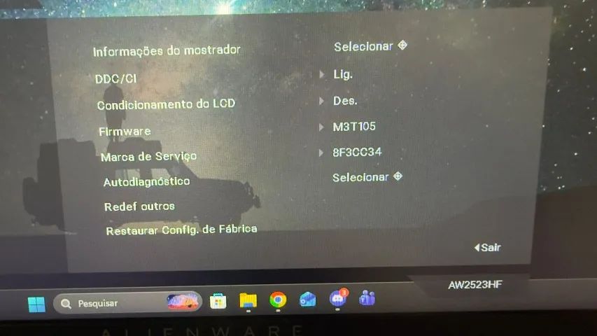 Monitor gamer Alienware 360hz AW2523HF - Foto 2