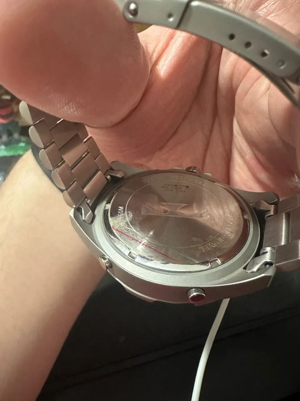 Relógio Technos Skydiver Prata Dourado Masculino - Foto 2