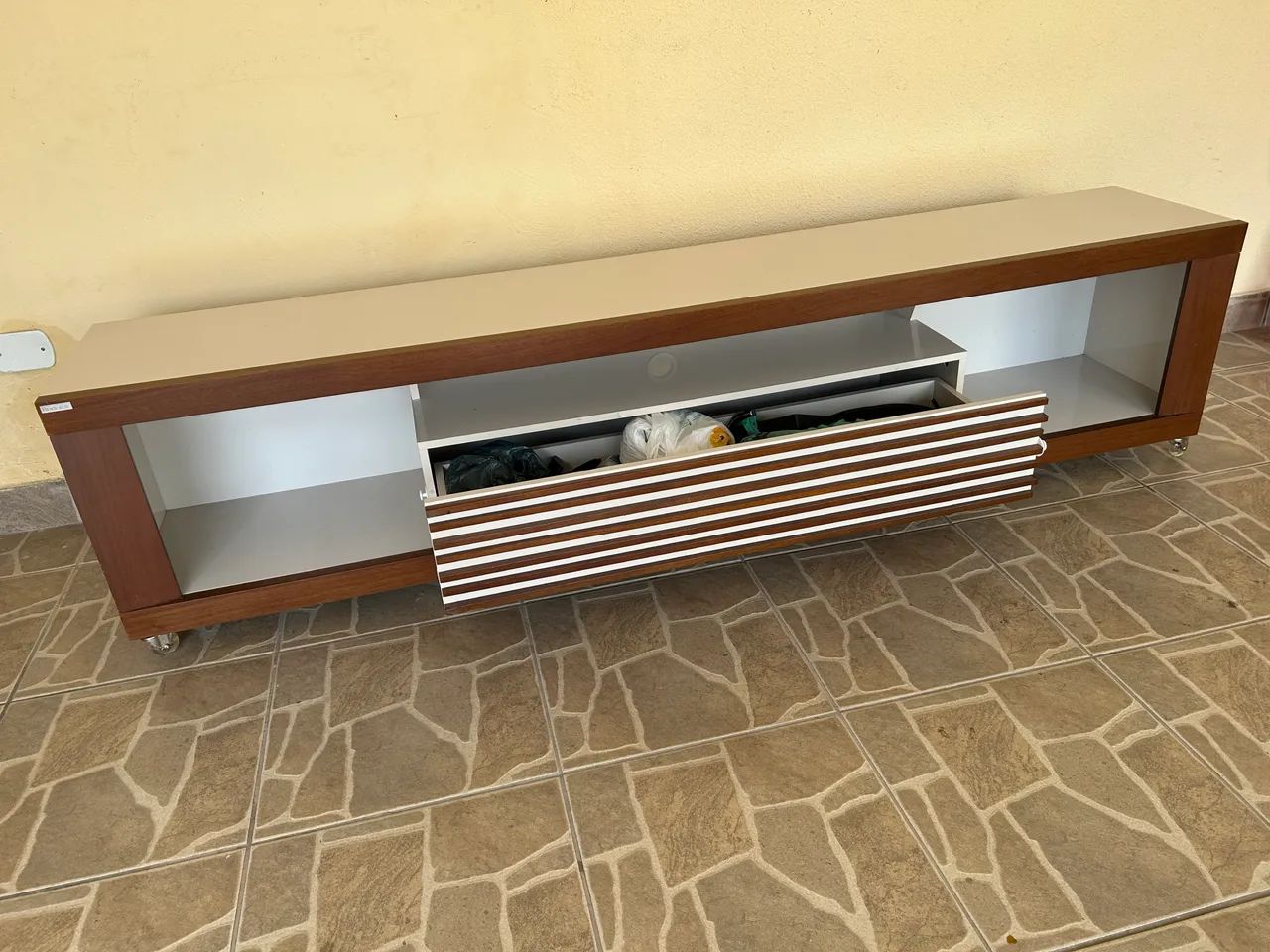 Rack 2,30m - MDF de Qualidade e Acabamento em Lacca - Foto 5