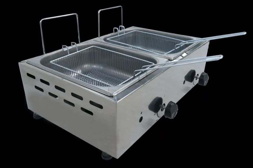 Fritadeira a Gás 2 Cubas 10L