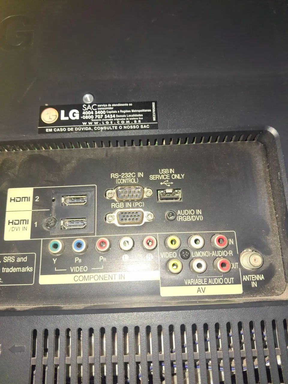 TV LG 26 polegadas com 6 meses de garantia 