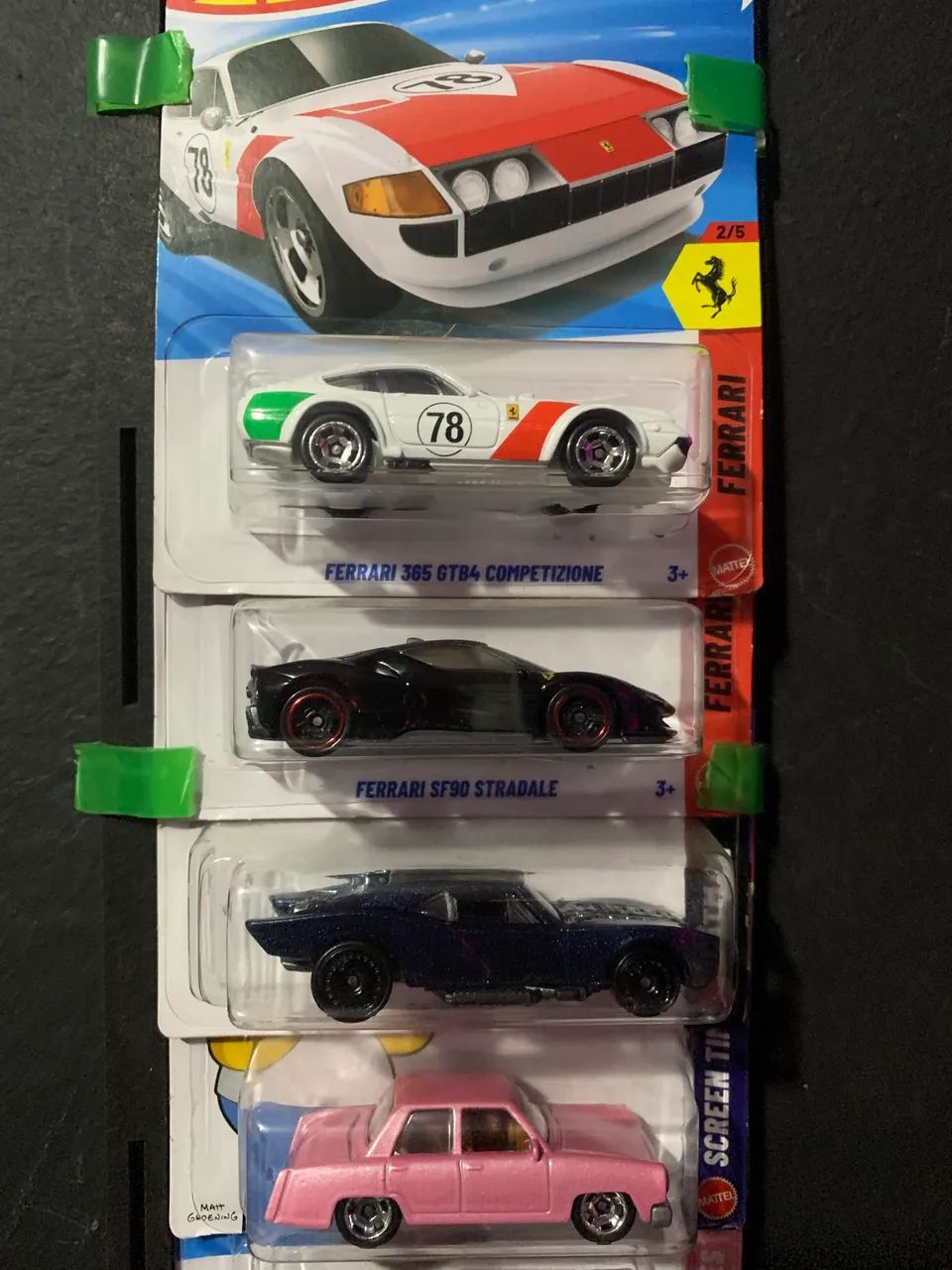 Hot wheels dupla Ferrari 