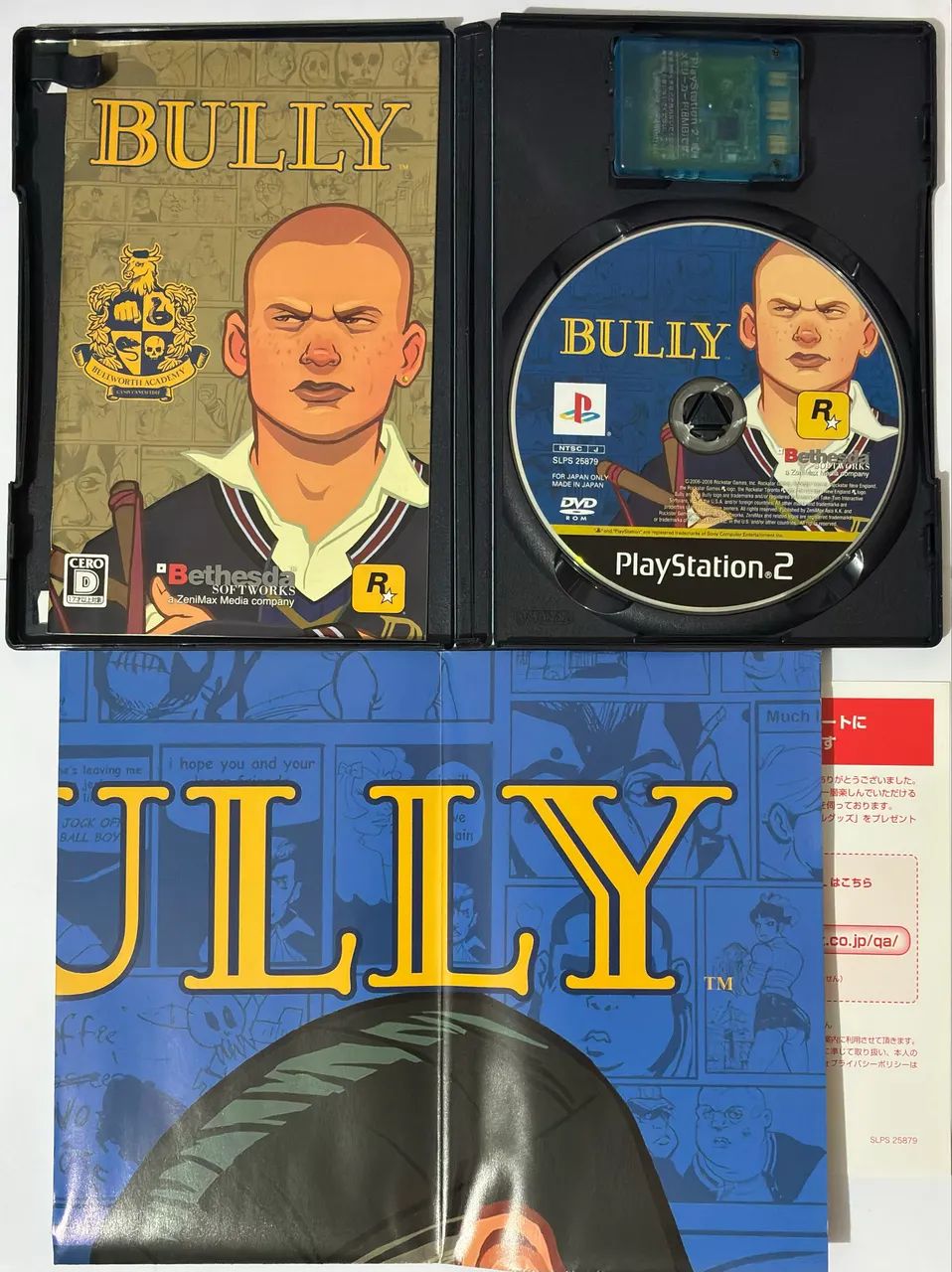 Bully PlayStation 2 completo + Memory card original jogo japonês