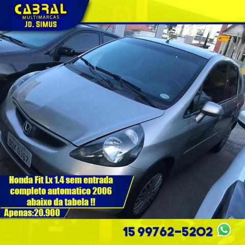 Fit lx 1.4 automático sem entrada completo abaixo da fipe