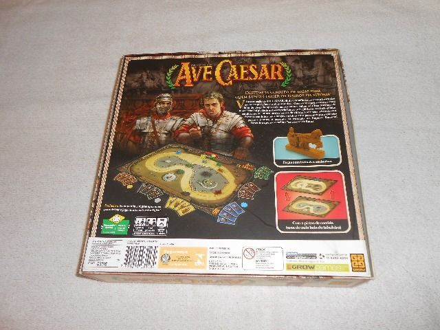 Jogo de Tabuleiro Ave Caesar - Grow - Com miniaturas de bigas - Foto 6