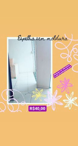 Espelho sem moldura R$40,00