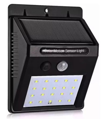 Luminária Solar Com Sensor de Presença