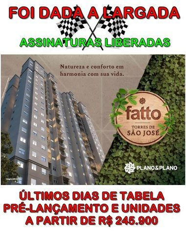 RS245.900,00 - Apartamento Fatto Torres de São José - Jundiaí - Lazer Completo - Na planta - Foto 2