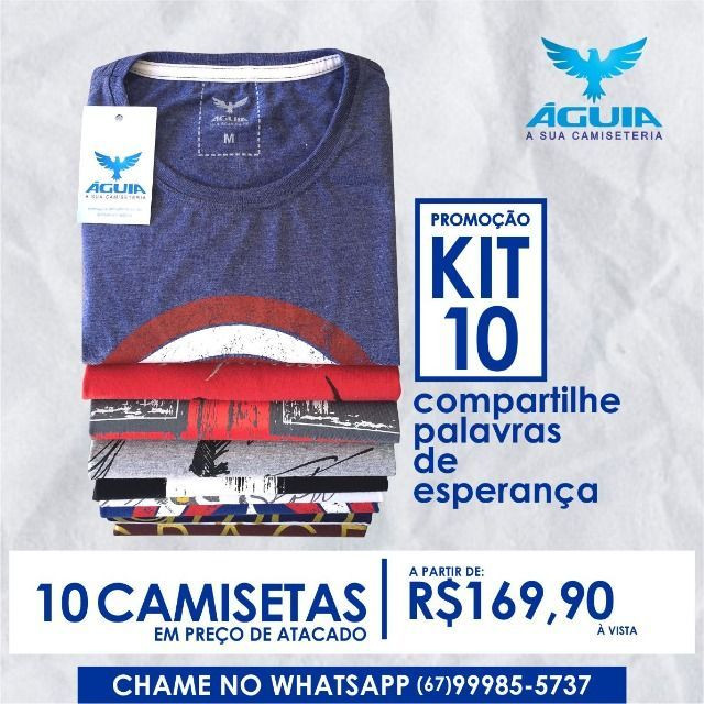 Camisetas em Atacado