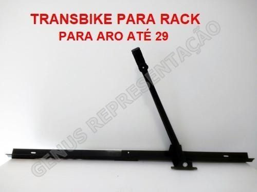 Transbike em Calha para Rack / aço com pintura Epóxi