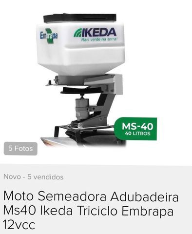 Moto semeadora Ikeda MS-40
